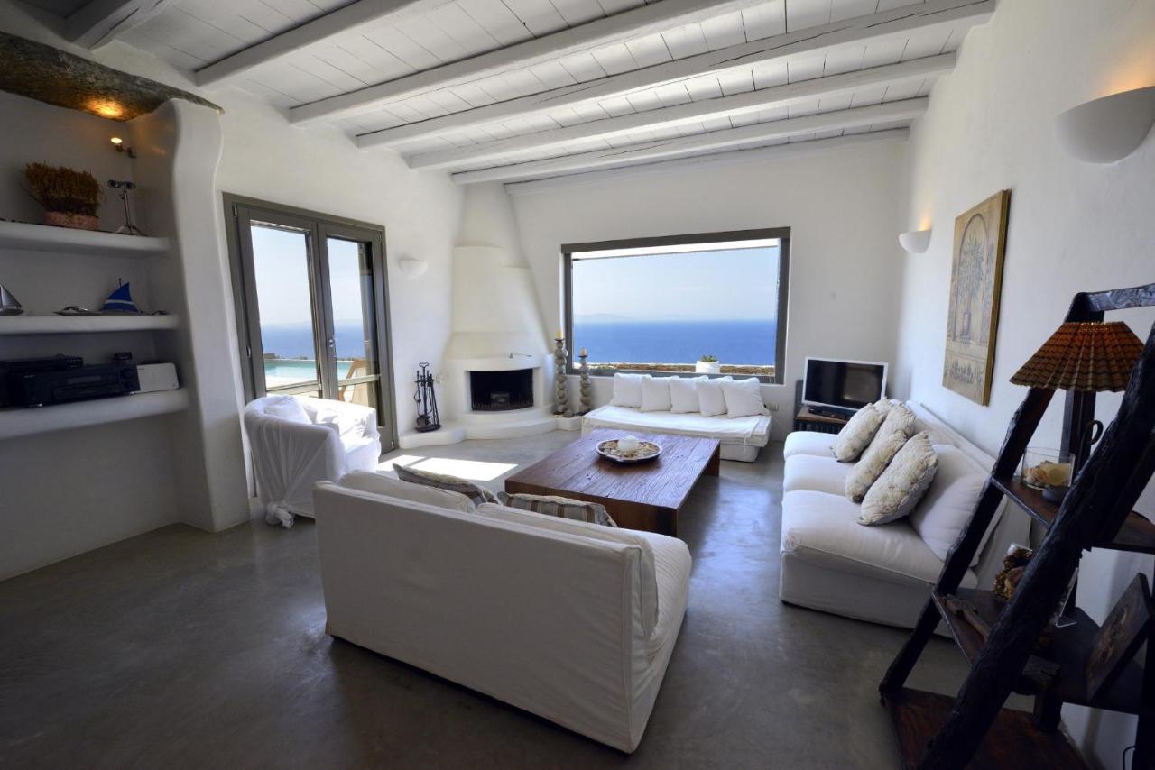 Spectacular Sunset View Villa At Melissaki Ioulis Luaran gambar