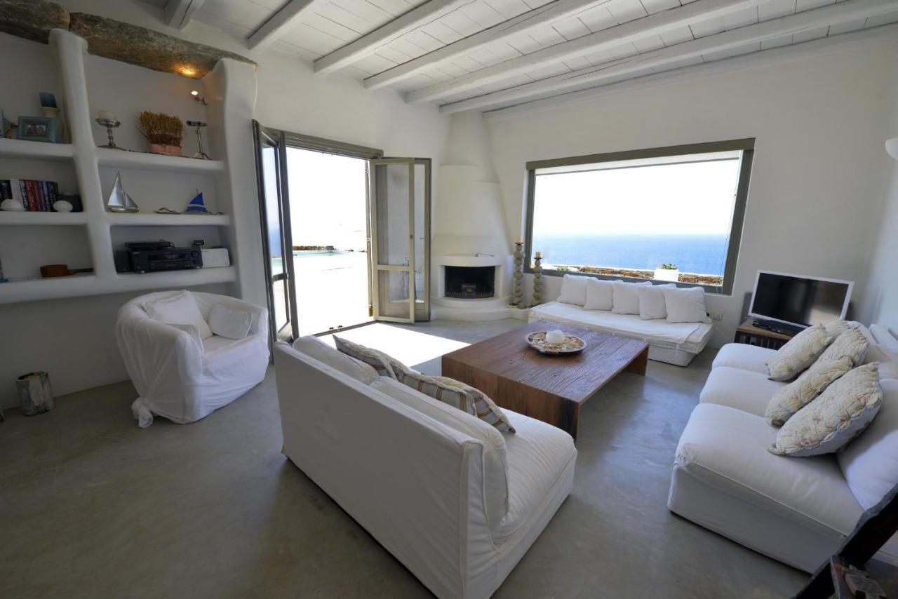 Spectacular Sunset View Villa At Melissaki Ioulis Luaran gambar