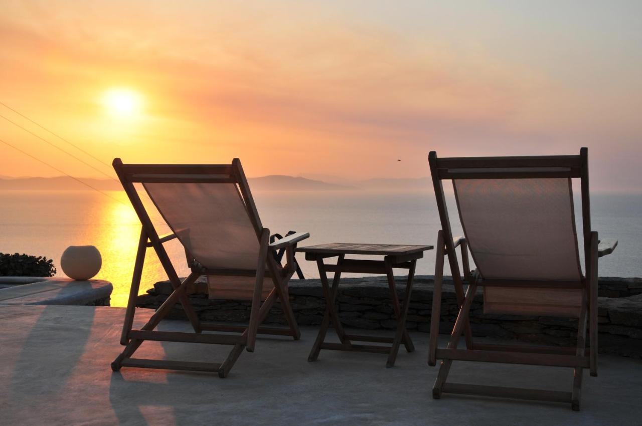 Spectacular Sunset View Villa At Melissaki Ioulis Luaran gambar
