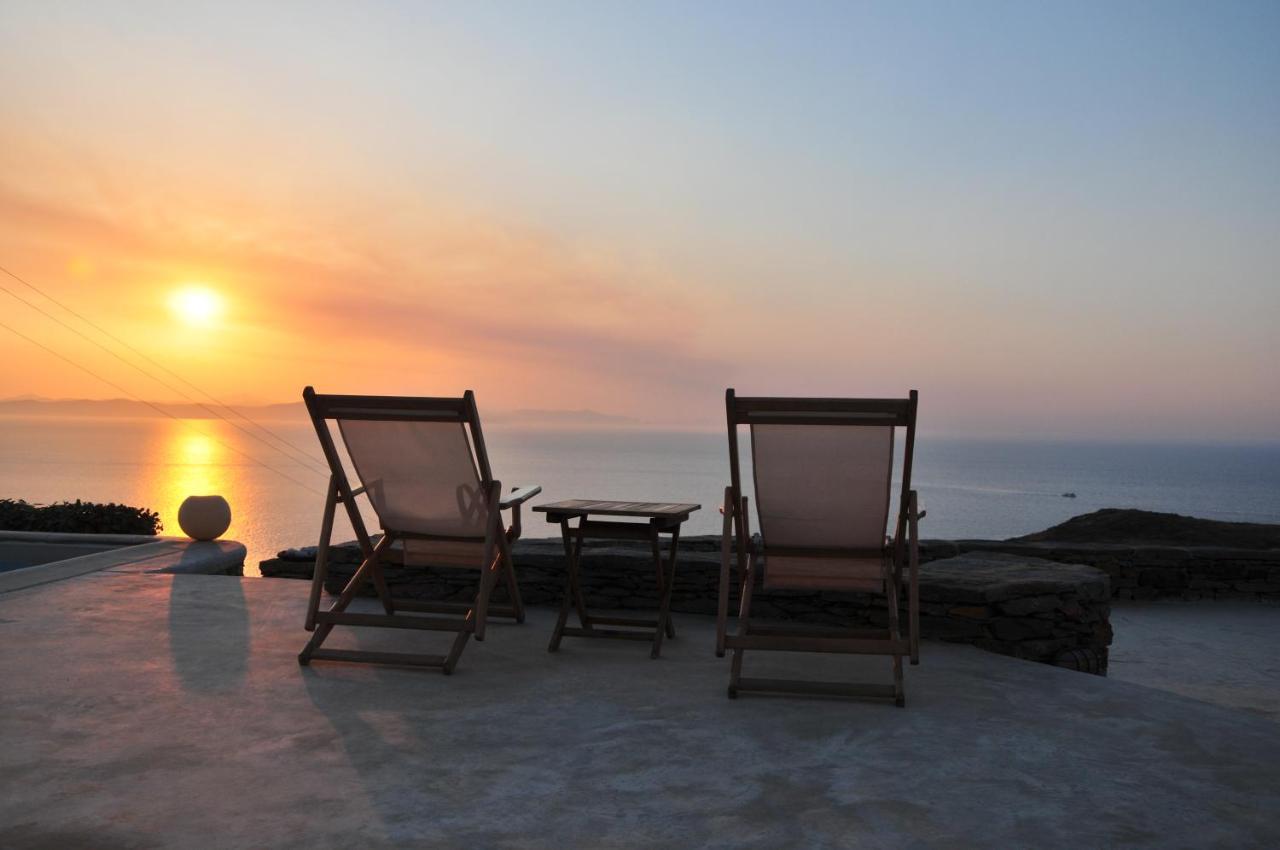 Spectacular Sunset View Villa At Melissaki Ioulis Luaran gambar